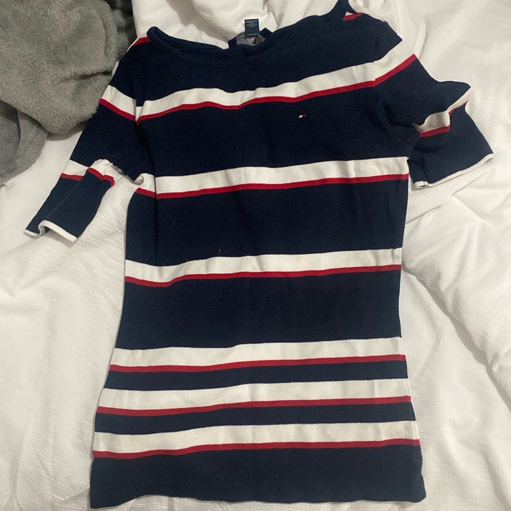 tommy hilfiger striped shirt women